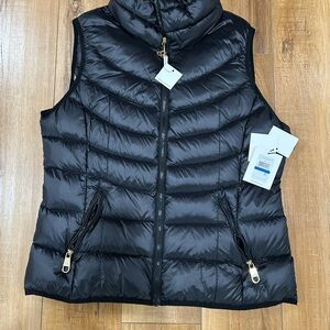 Women's Calvin Klein Black Puffer Vest